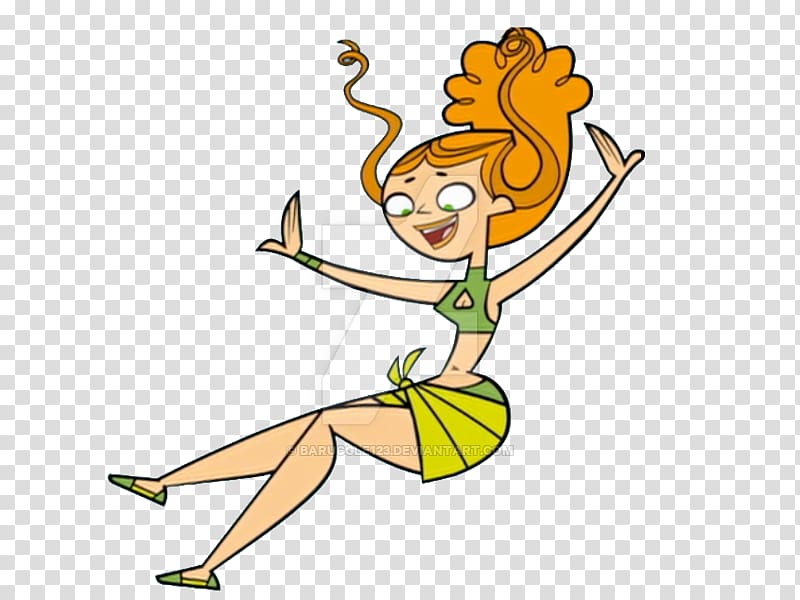 Heather Izzy Bridgette Total Drama Action Leshawna, falling transparent background PNG clipart