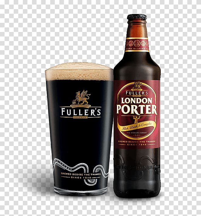 Fuller\'s Brewery Beer Porter Stout Ale, beer transparent background PNG clipart