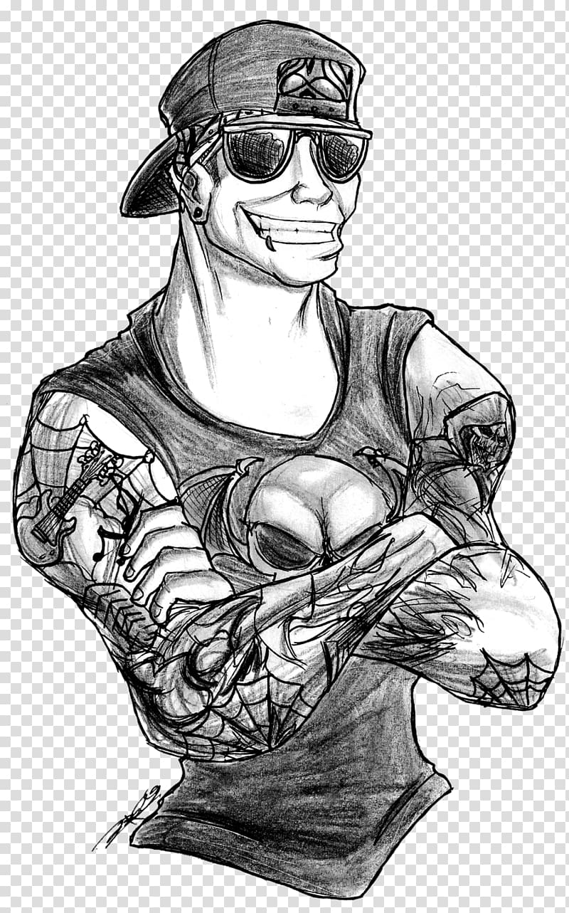 Drawing Visual arts Avenged Sevenfold Sketch, Cyberpunk transparent background PNG clipart