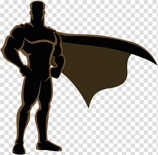 Superman Superhero Silhouette, superman transparent background PNG clipart