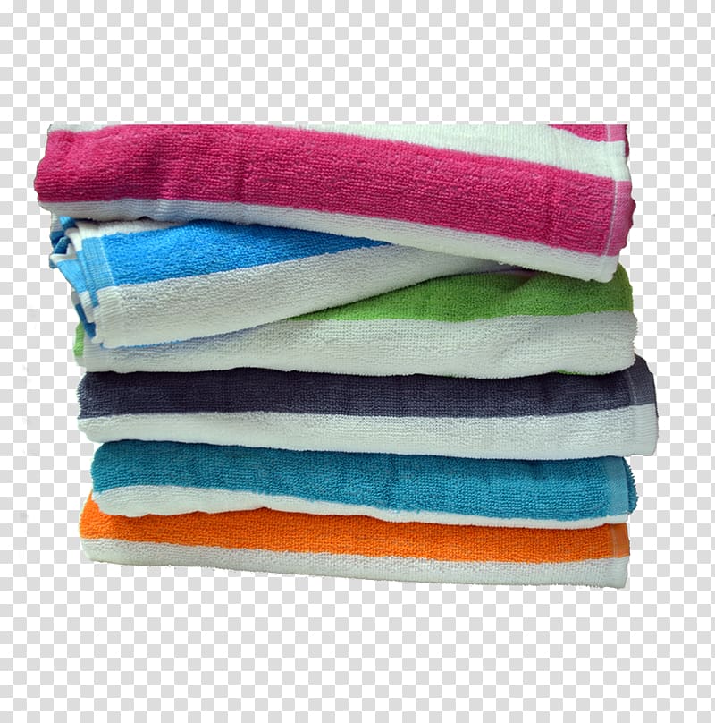 Towel Cloth Napkins Beach Swimming pool Hotel, towel transparent background PNG clipart