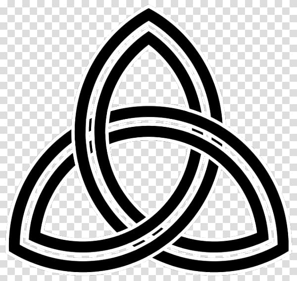 Triquetra Religious symbol Triple Goddess Culture, symbol transparent background PNG clipart