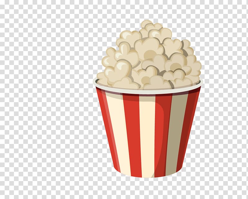 Popcorn Bucket Cinema Drawing, A bucket of popcorn transparent background PNG clipart