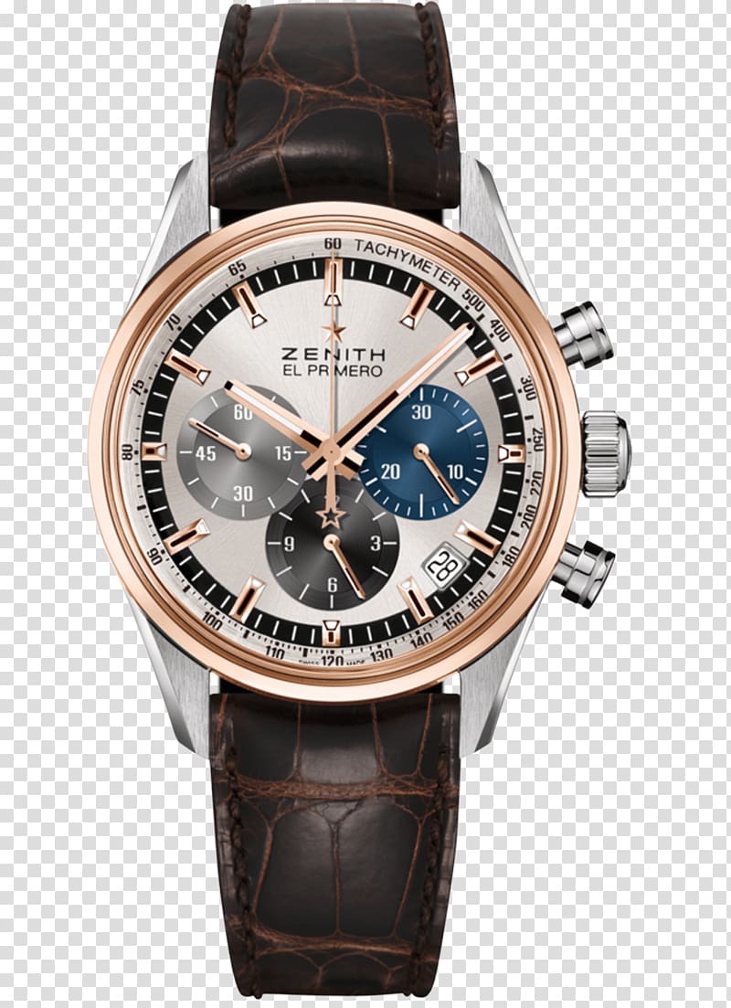 Zenith Watch Double chronograph Jewellery, watch transparent background PNG clipart
