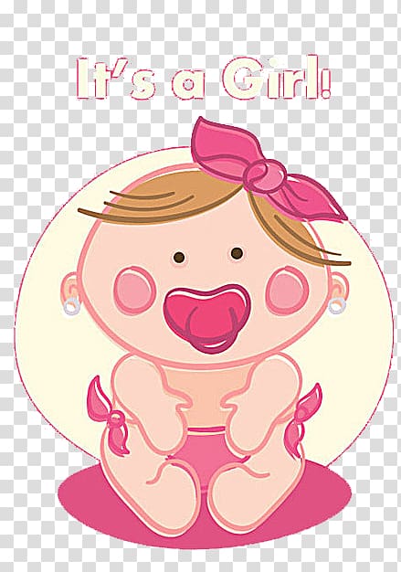 Infant Wedding invitation Girl Baby announcement, Baby Girl transparent background PNG clipart