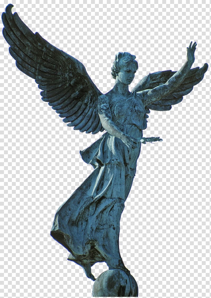 Lucifer Gabriel Cherub Angelus Novus, statue transparent background PNG clipart