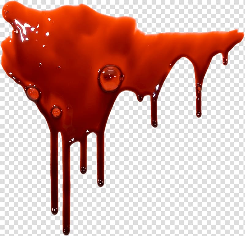 dripping red liquid, Blood Header transparent background PNG clipart