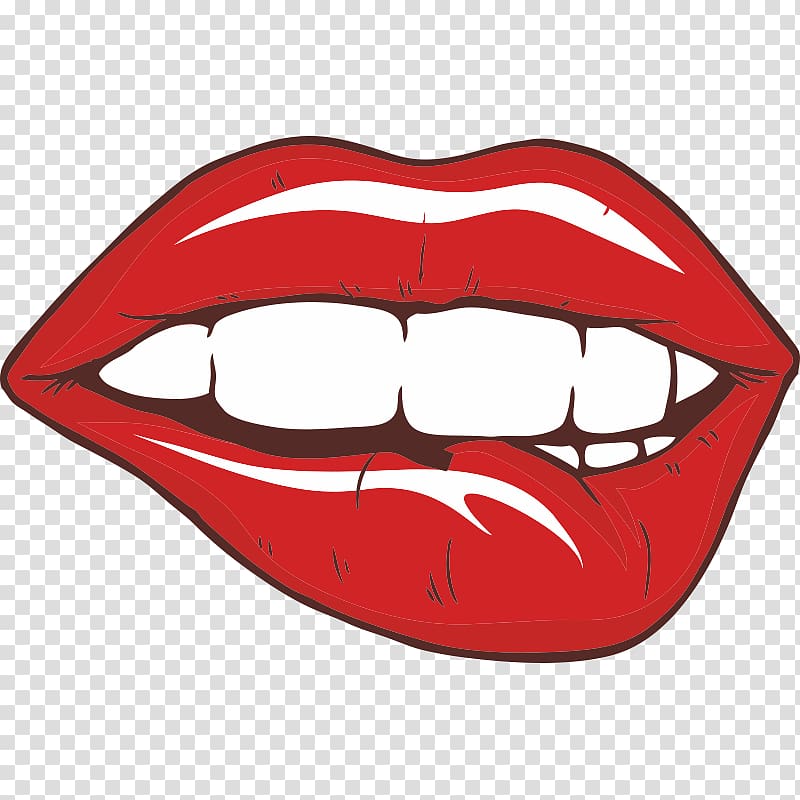 Lip Mouth Tooth Tongue Smile, tongue transparent background PNG clipart.