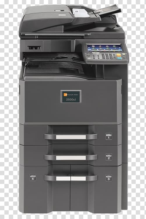 Kyocera Document Solutions Multi-function printer copier, printer transparent background PNG clipart