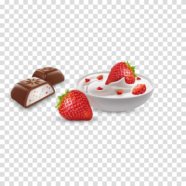 Chocland Chocolate Strawberry Vegetarian cuisine Yoghurt, chocolate transparent background PNG clipart
