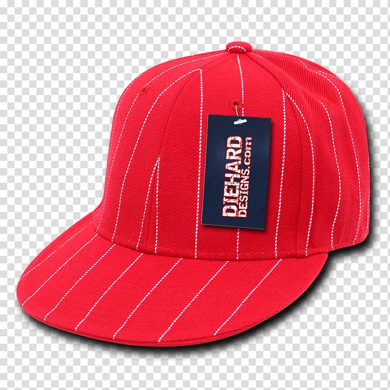 Baseball cap Red Pin stripes, baseball cap transparent background PNG clipart