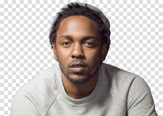 men's gray top, Kendrick Lamar Portrait transparent background PNG clipart