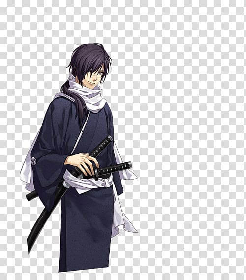 Hakuouki: Shinkai Kaze no Shou Bakumatsu Anime Character Samurai, Anime transparent background PNG clipart