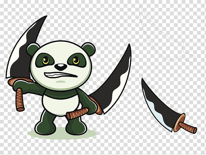 Giant panda Bear Cartoon Illustration, Styling design, cartoon , bear, bear transparent background PNG clipart