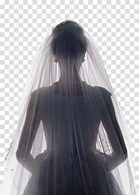woman wearing white wedding dress with veil, Bridegroom Contemporary Western wedding dress, Just be your bride transparent background PNG clipart