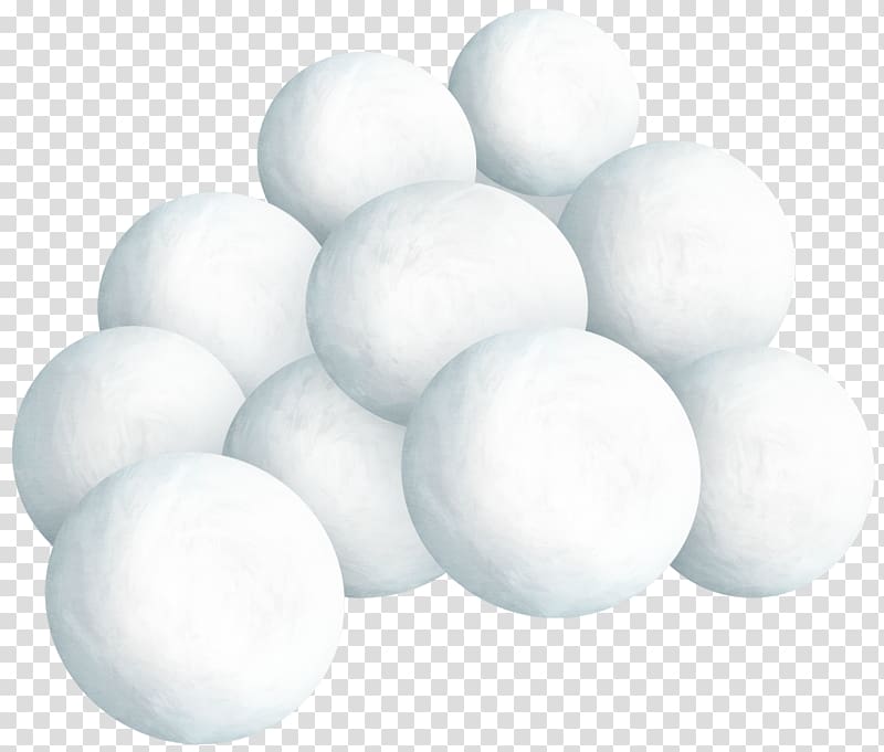 white ball graphic illustration, Snowball , Pile of Snowballs transparent background PNG clipart