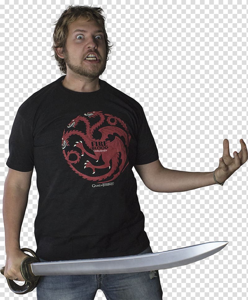 T-shirt Game of Thrones Anakin Skywalker House Targaryen Clothing, T-shirt transparent background PNG clipart
