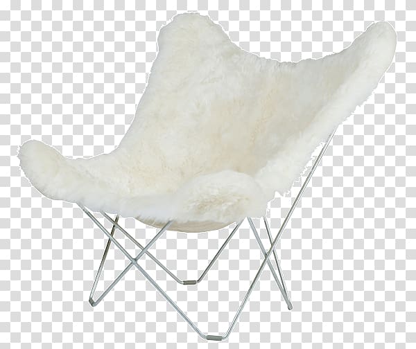 Butterfly chair Table Leather Furniture, chair transparent background PNG clipart