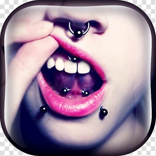 Lip piercing Body piercing Snakebite Labret, others transparent background PNG clipart