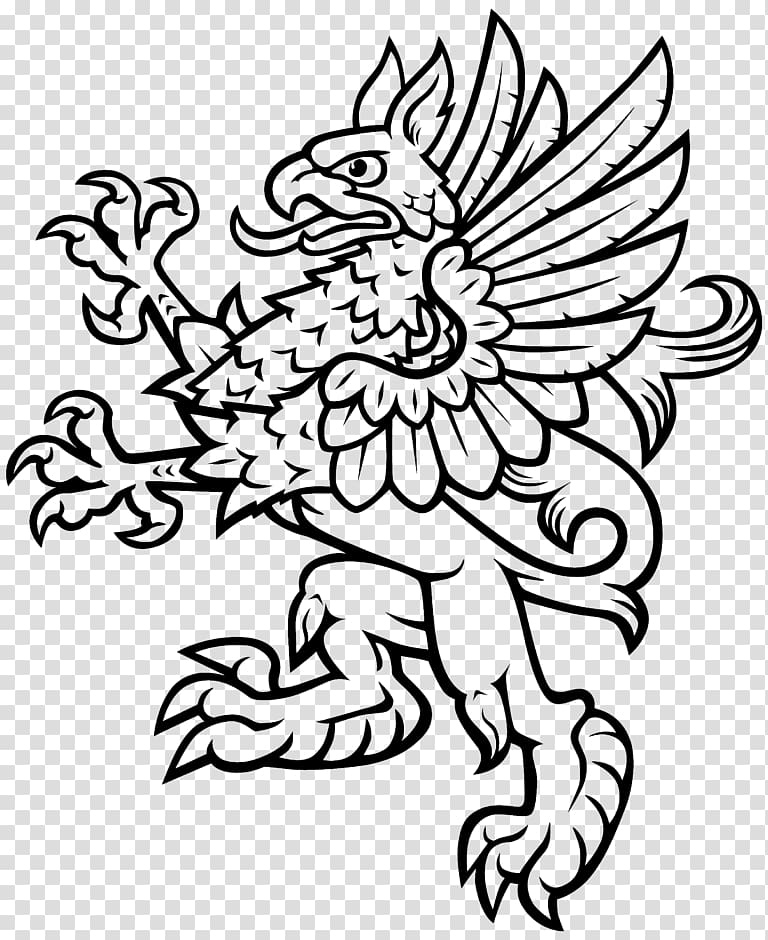 Griffin Heraldry, Griffin transparent background PNG clipart