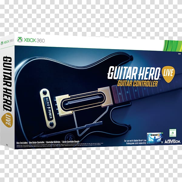 Guitar Hero Live Guitar controller Guitar Hero II DJ Hero 2 Rock Band 4, guitar transparent background PNG clipart