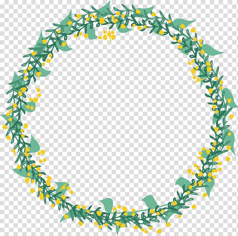 Flower Euclidean , Leaves splicing love ring transparent background PNG clipart