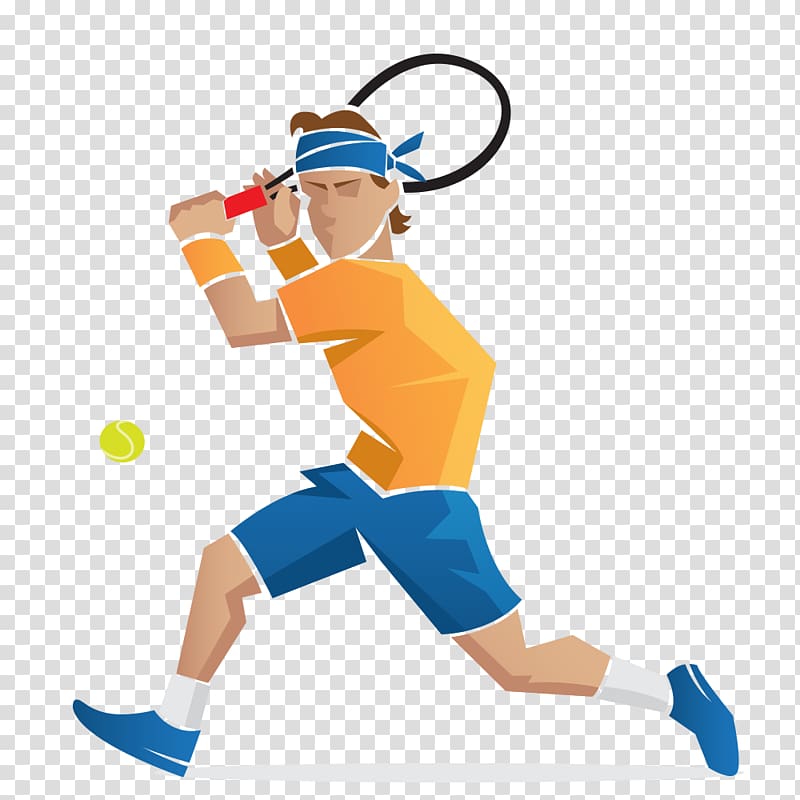 Athlete Tennis player Euclidean , Tennis player material transparent background PNG clipart