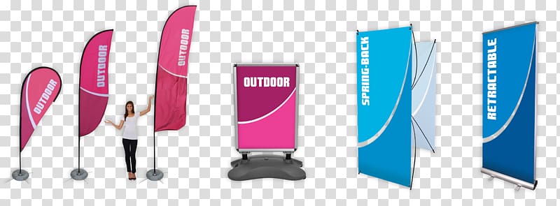 Banner Flagpole Advertising Printing, Flag transparent background PNG clipart