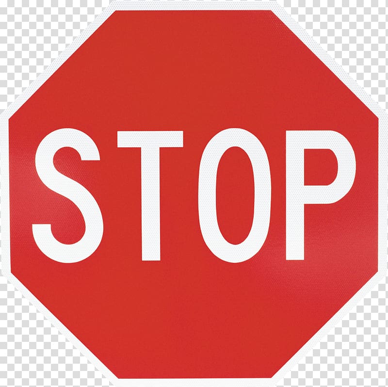 Sign stop transparent background PNG clipart