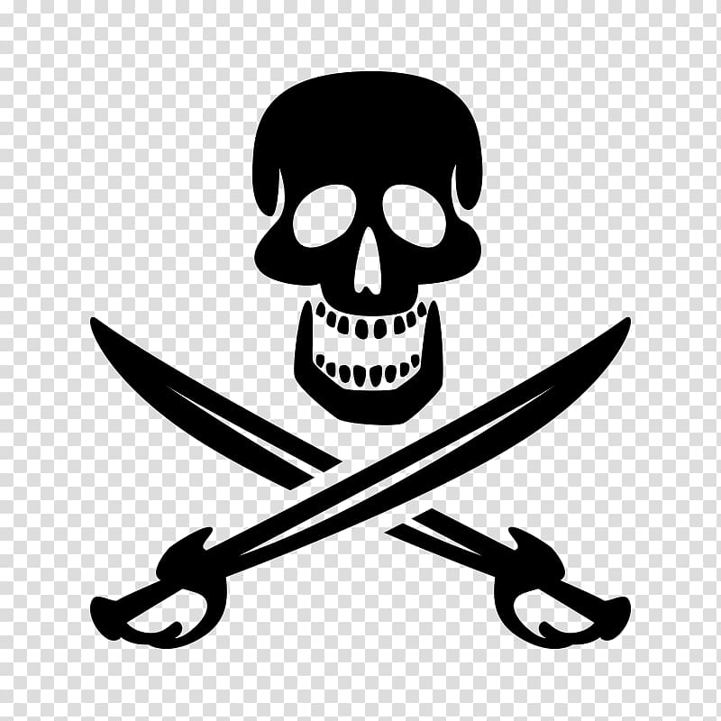 Skull Piracy , skull transparent background PNG clipart