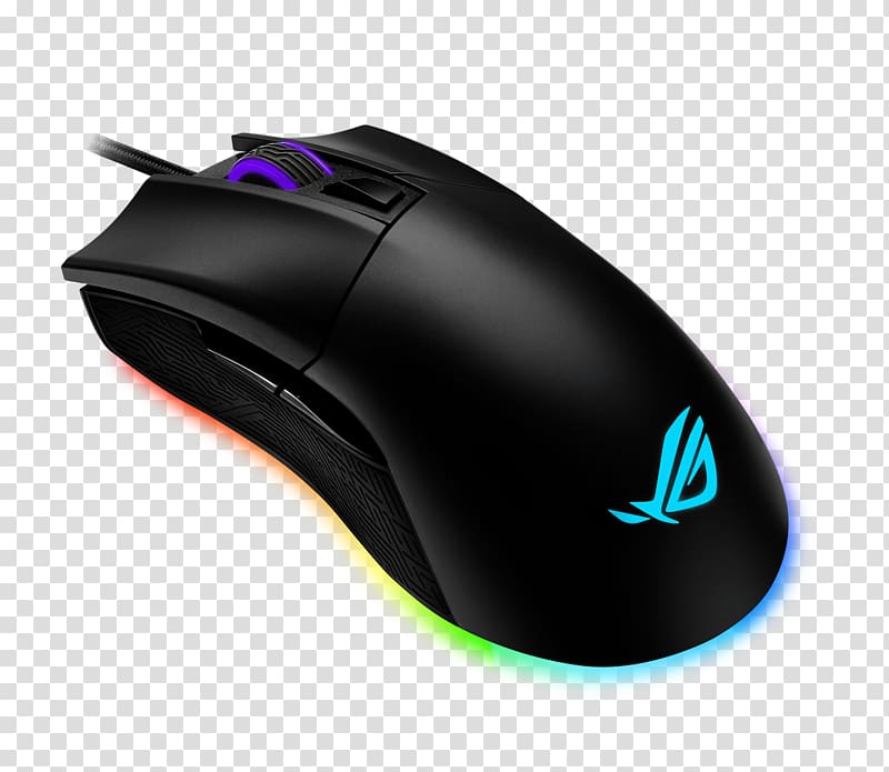 ASUS Mouse ROG GLADIUS II ORIGIN + gift ASUS CERBERUS Pad Speed Computer mouse Republic of Gamers, Sword Art Online Integral Factor transparent background PNG clipart