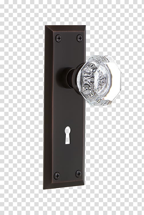 Door handle Knauf Brass, nostalgic door transparent background PNG clipart
