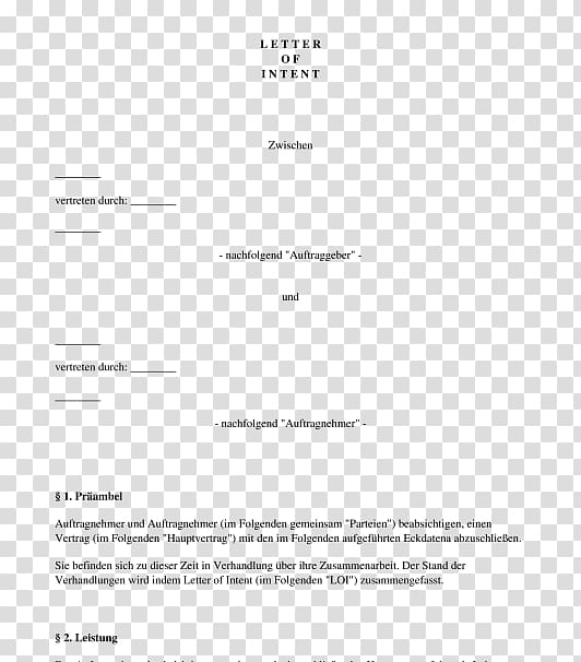 Letter of intent Document Adibide Template Non-disclosure agreement, others transparent background PNG clipart