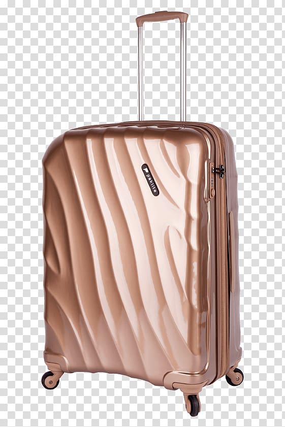 Hand luggage Baggage Suitcase Paklite Pty Ltd Spinner, gold dust transparent background PNG clipart