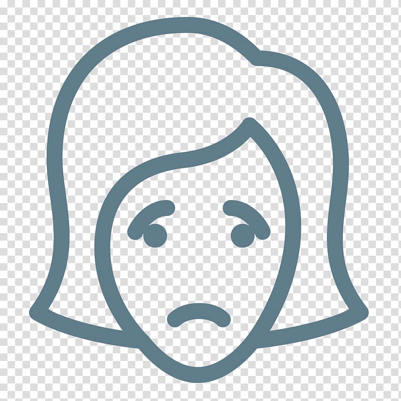 Psychological stress Computer Icons, depressed Woman transparent background PNG clipart