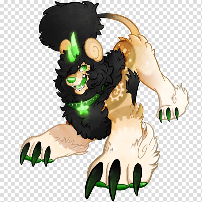 Courageous Cody Drawing Demon, mutant green pathogen transparent background PNG clipart