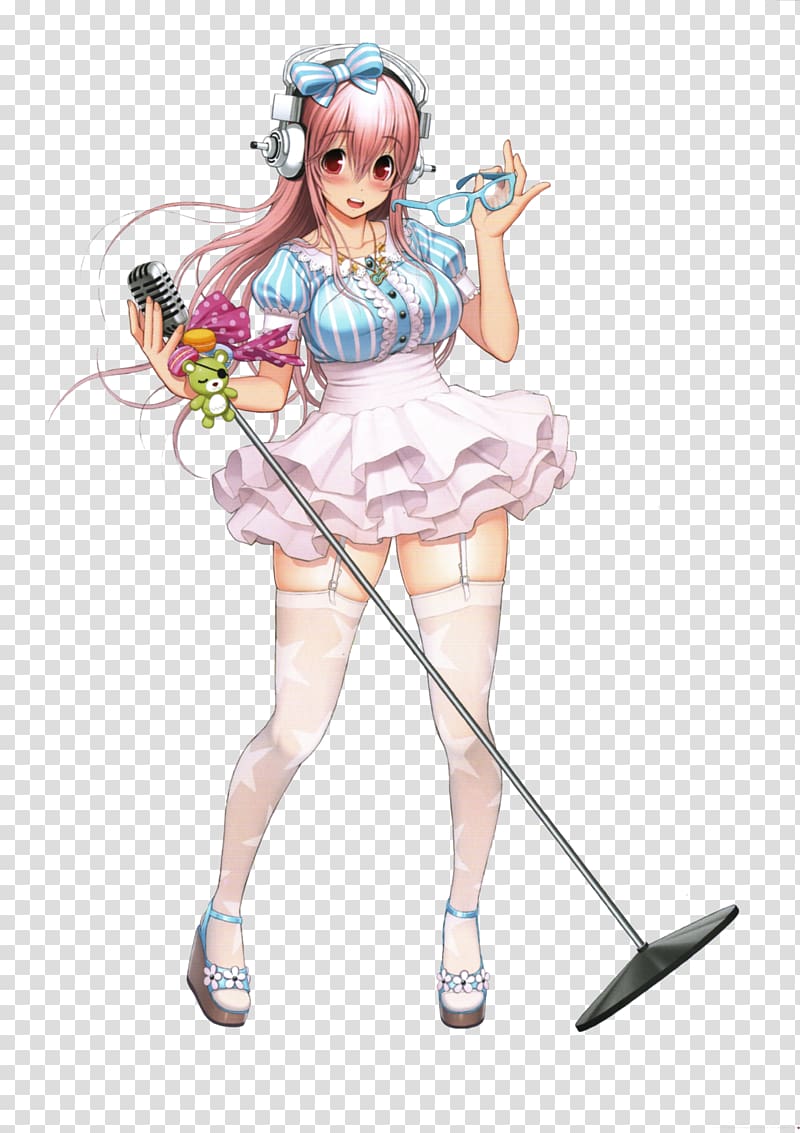 Super Sonico Cosplay Clothing Costume Lolita fashion, guilty crown transparent background PNG clipart