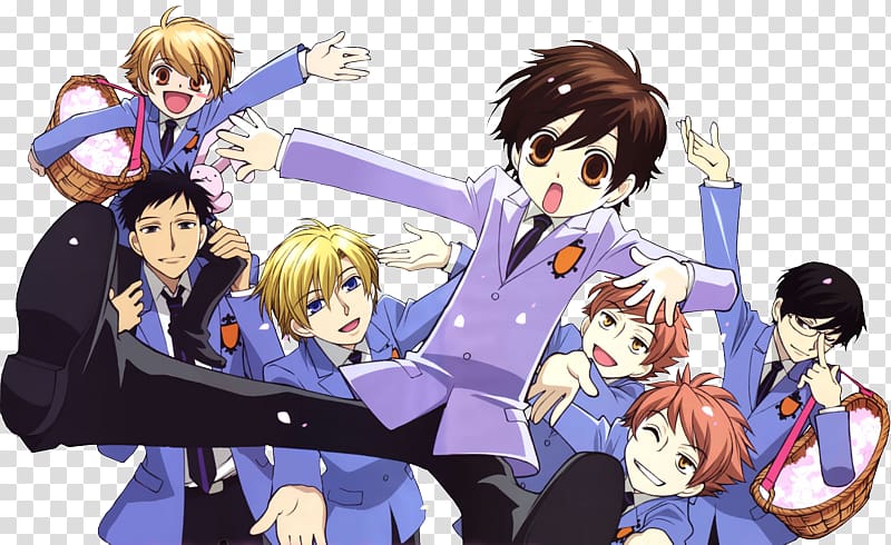 Highschool of the Dead Anime Character Manga Ouran High School Host Club,  Anime transparent background PNG clipart