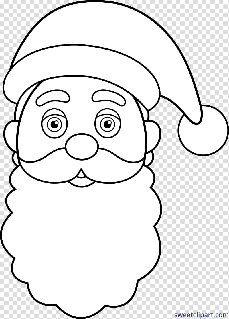Santa Claus Line art Drawing , santa claus transparent background PNG clipart
