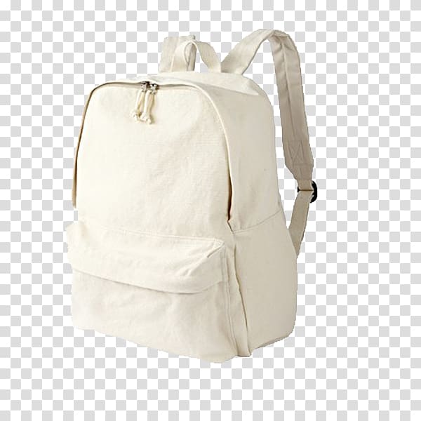 Backpack Muji Handbag Cotton Clothing, Muji cotton canvas backpack men and women transparent background PNG clipart