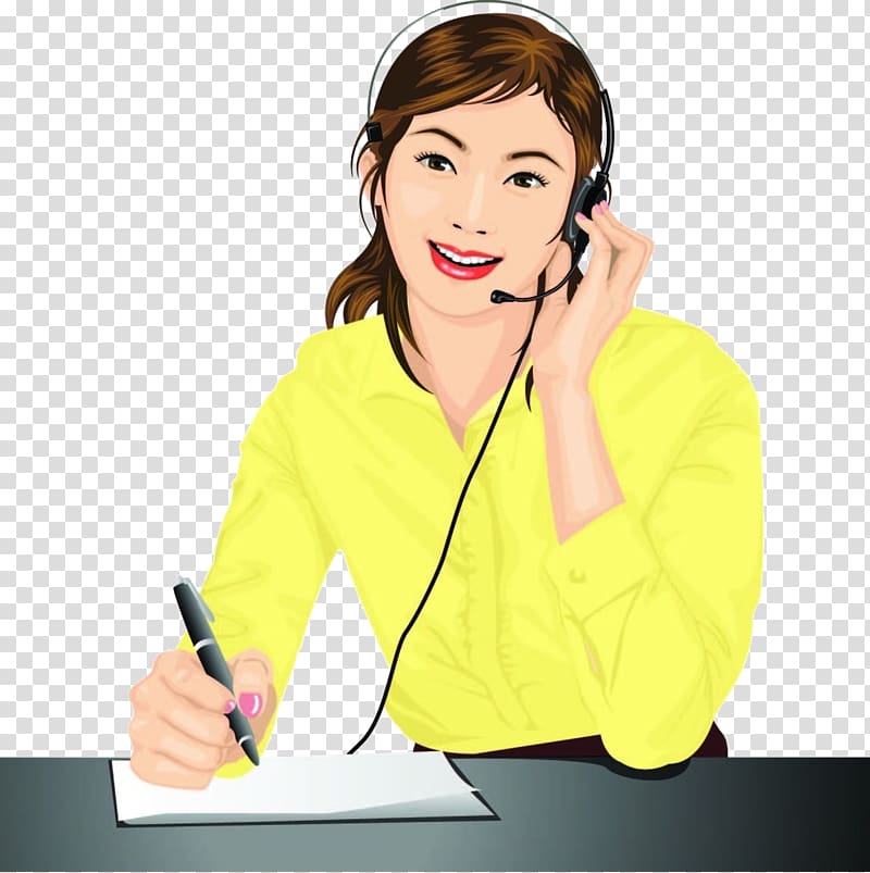 people in the workplace answer phones transparent background PNG clipart