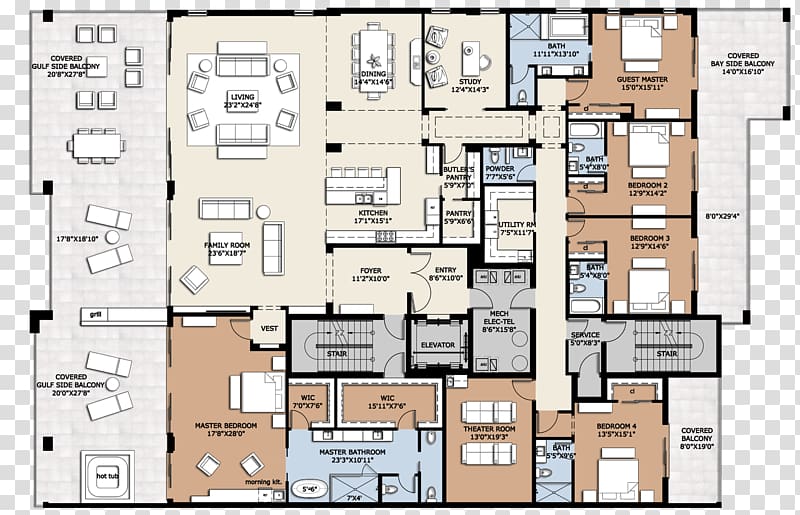 Floor plan Penthouse apartment, house transparent background PNG clipart