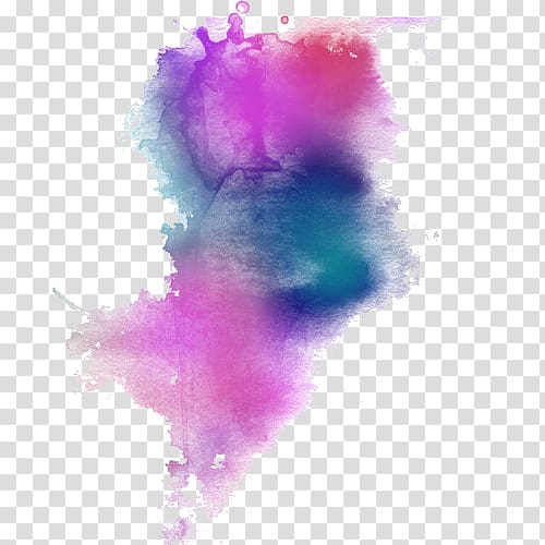 multicolored map illustration, Watercolor painting Art , acuarela transparent background PNG clipart