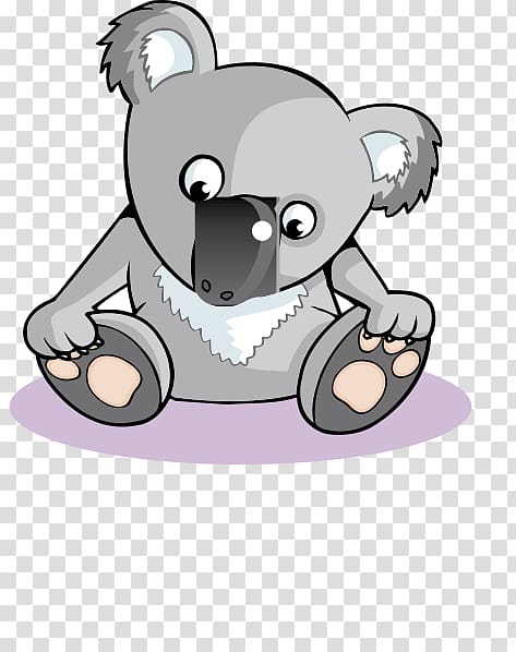 Koala Cartoon Teddy bear , Curious koala cartoon transparent background PNG clipart