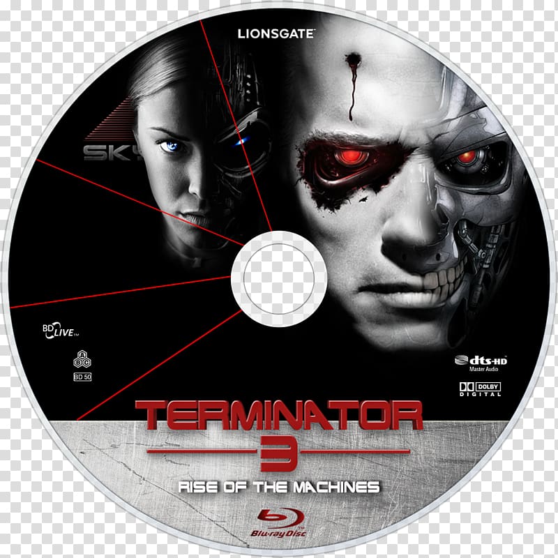 Terminator 3: Rise of the Machines Blu-ray disc DVD John Connor, terminator transparent background PNG clipart