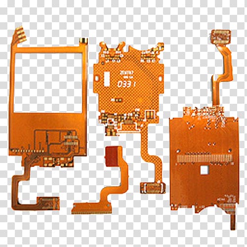 Electronic component Flexible electronics Printed circuit board Flexible circuit Electronic circuit, printed circuit board transparent background PNG clipart