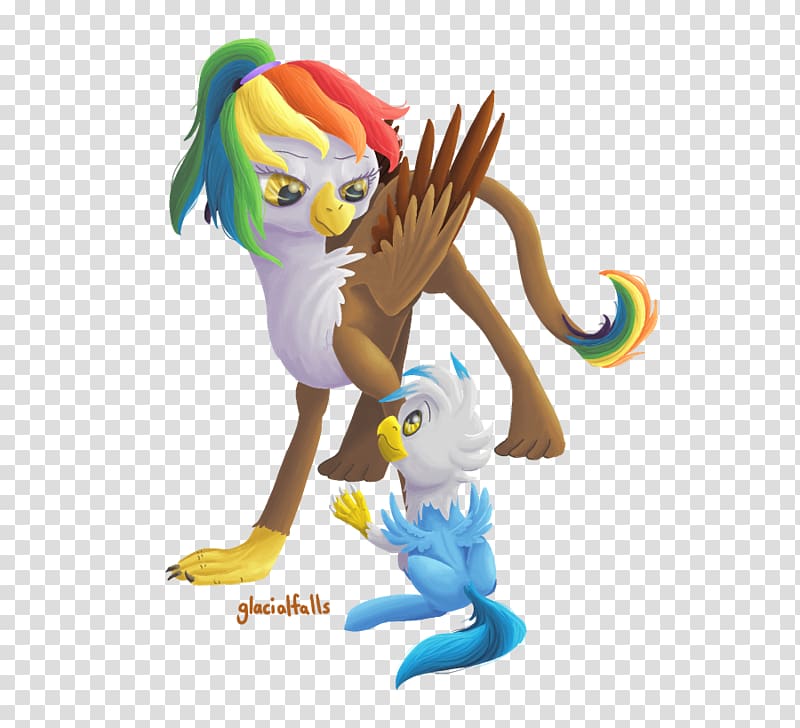 Drawing Cartoon Fan art , Rainbow feather transparent background PNG clipart