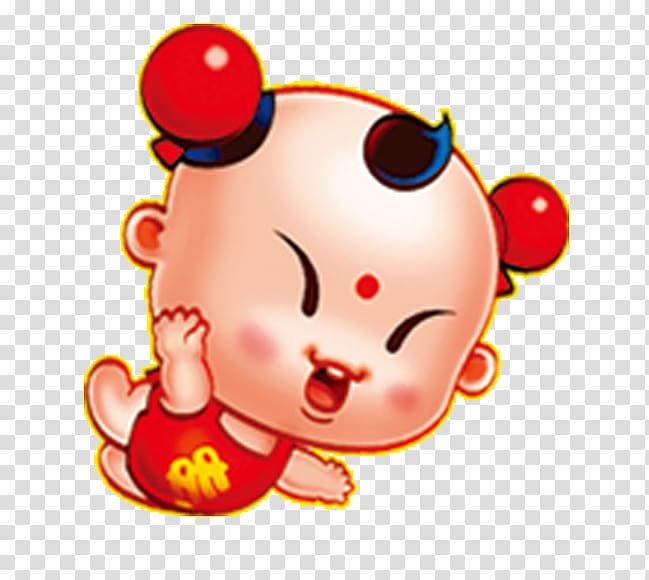 China Doll , Male baby Chinese style transparent background PNG clipart
