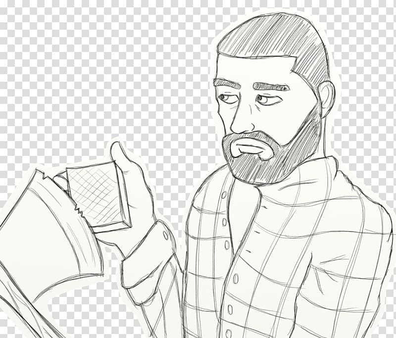 Drawing Line art Sketch, shia labeouf transparent background PNG clipart