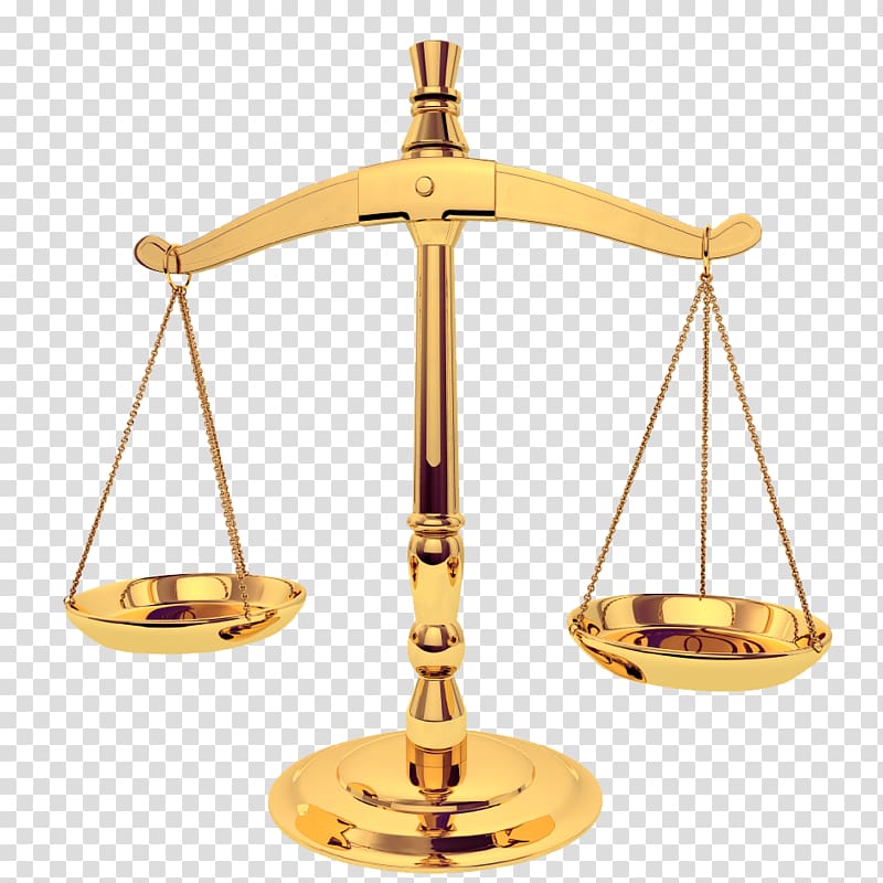 vintage brass-colored balance scale, Justice Lawyer Measuring Scales Prosecutor, Scale transparent background PNG clipart